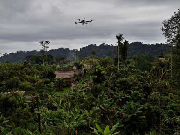 Inaccessible roads explain why MSF is exploring the use of drones. Credit: Matternet