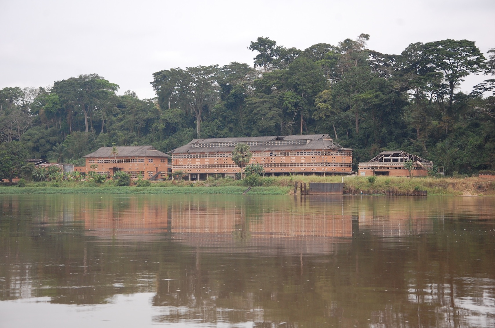 Arriving to Yangambi, along the Congo River