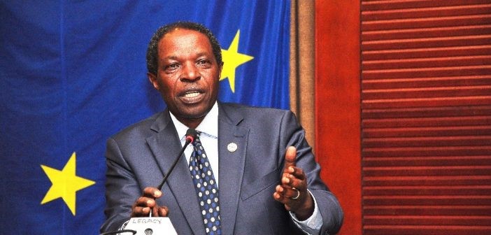 Professor Bazeyo speaking at the launch ceremony