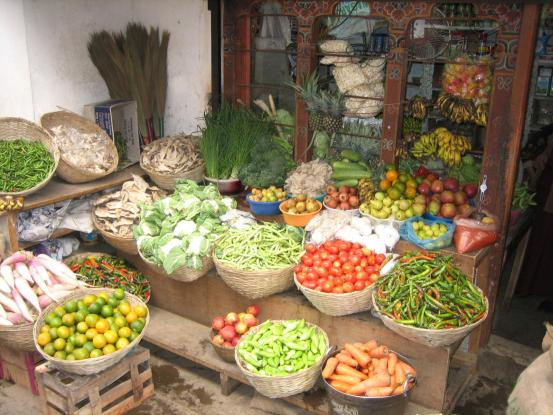 Bhutan Market Produce