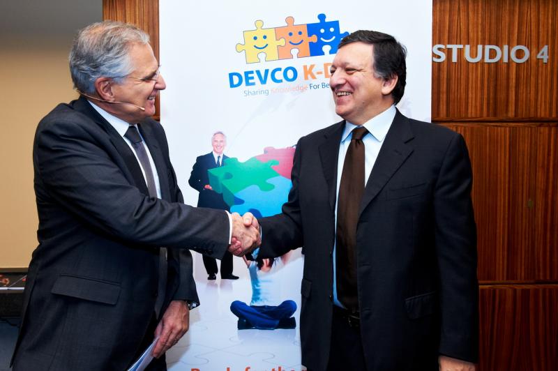 Fokion Fotiadis and EC President Jose Barroso
