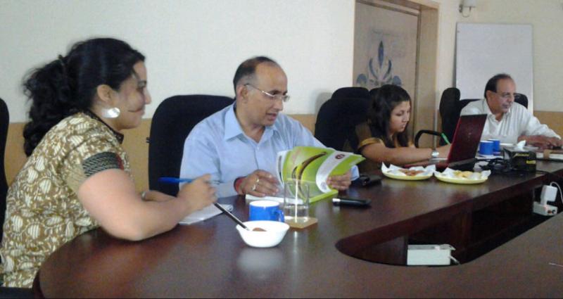 Consultation with MD National Rural Health Mission in Jammu and Kashmir