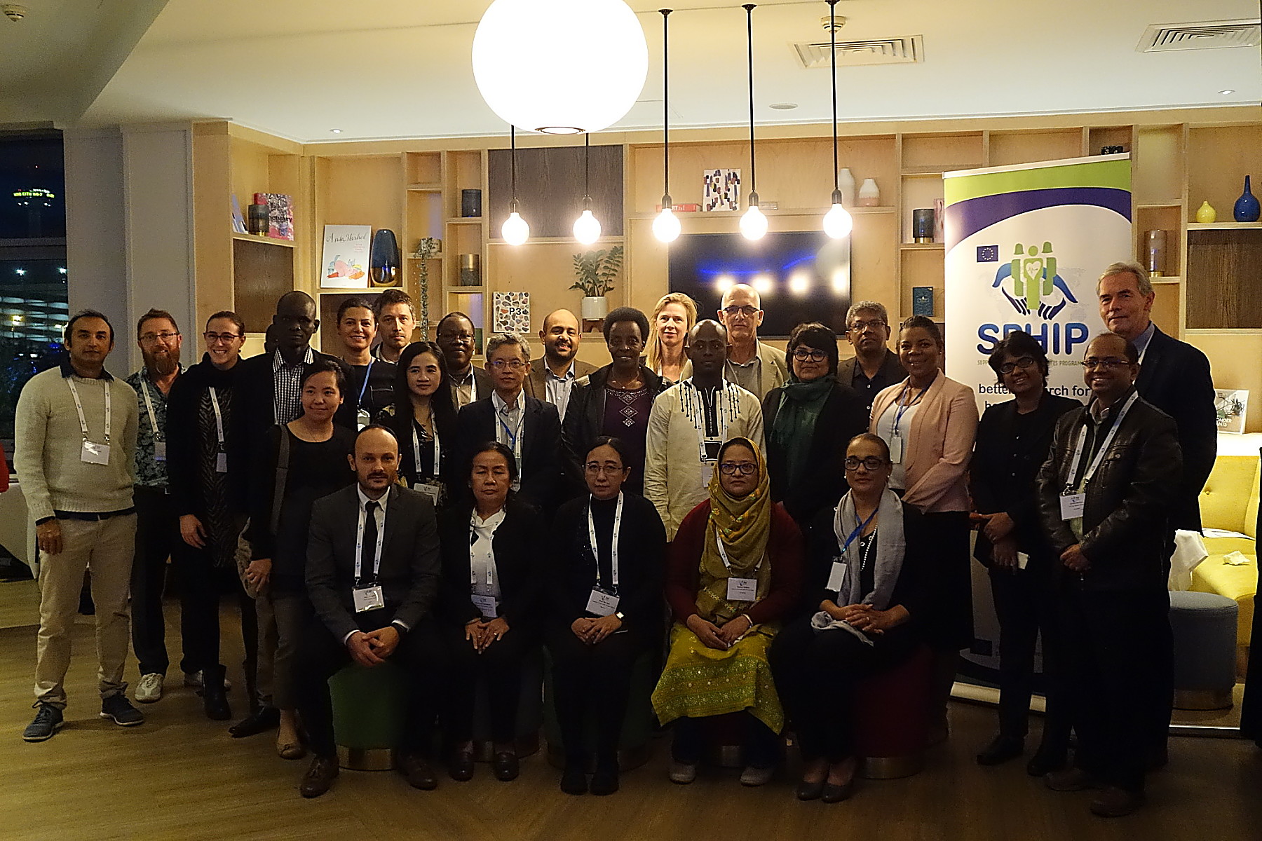 SPHIP projects and the Support Team exchanging at the Fifth Global Symposium on Health Systems Research in Liverpool