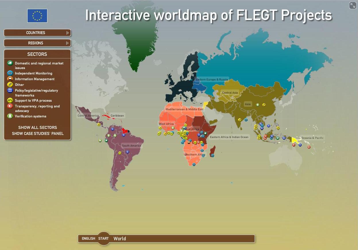 FLEGT Interactive Map