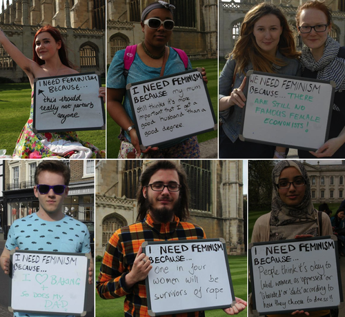 I need feminism because...