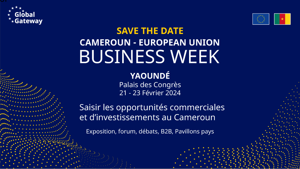 Save The Date Cameroun European Union Business Week