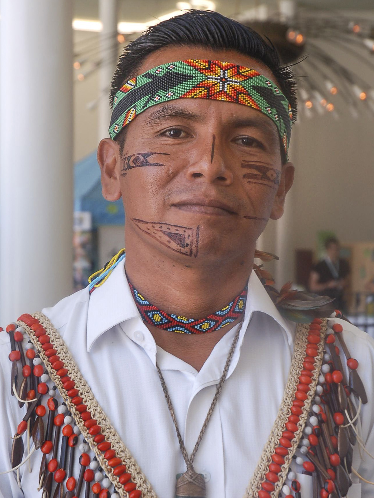 Felix Santi, President of the Kichwa people from the Amazonia Region of Ecuador