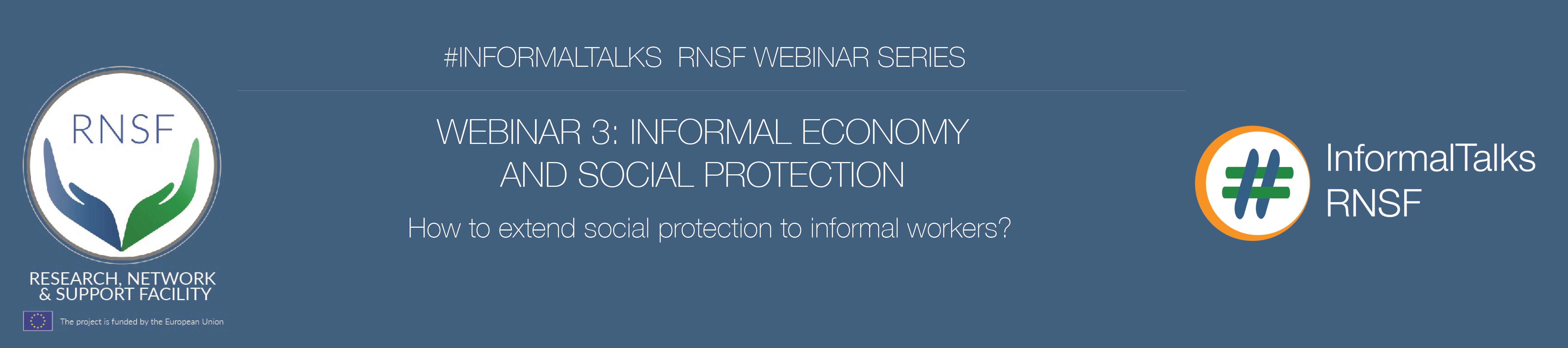#InformalTalks Webinar Social Protection Informal Economy