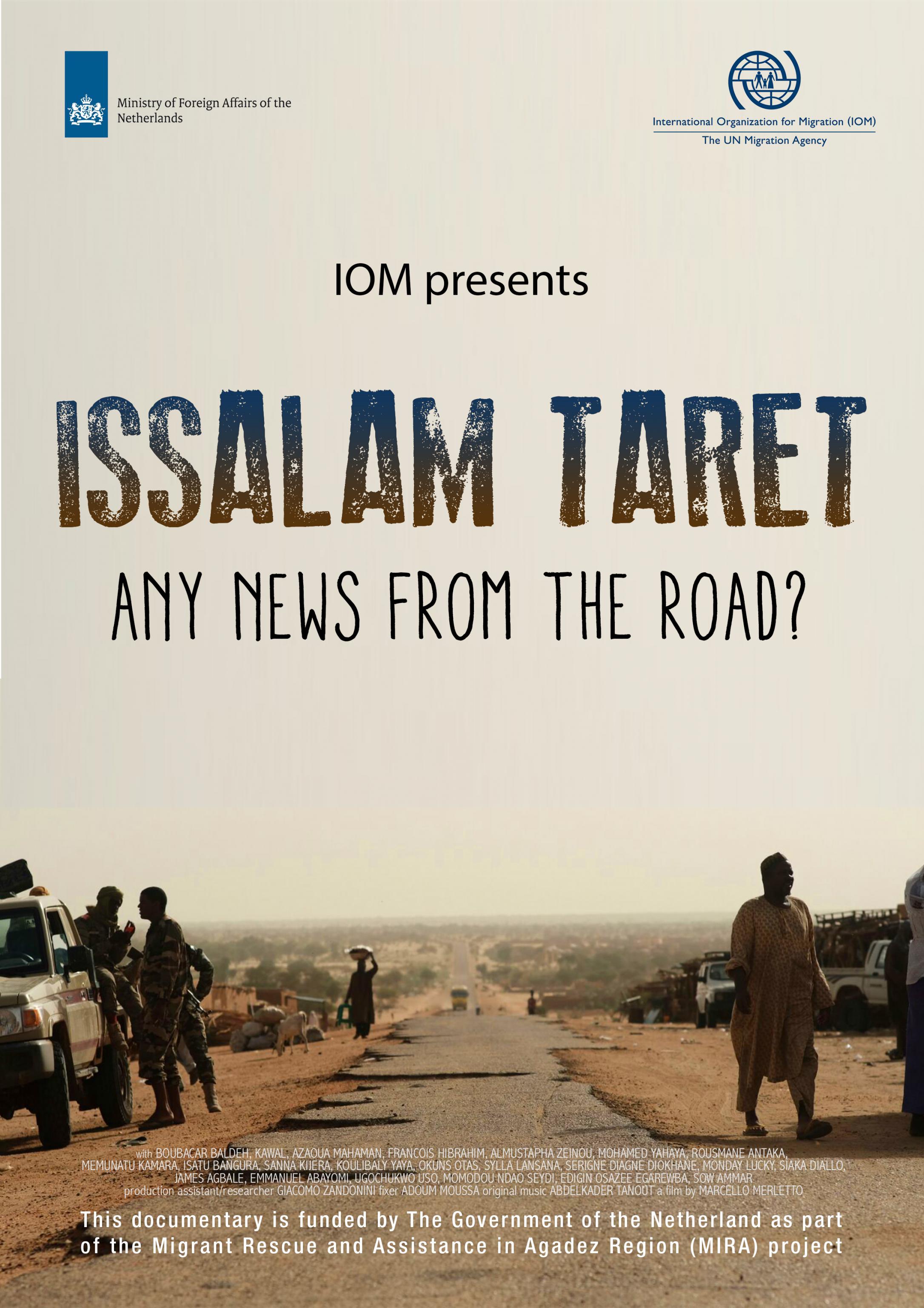 Poster for the IOM's documentary Issalam Taret