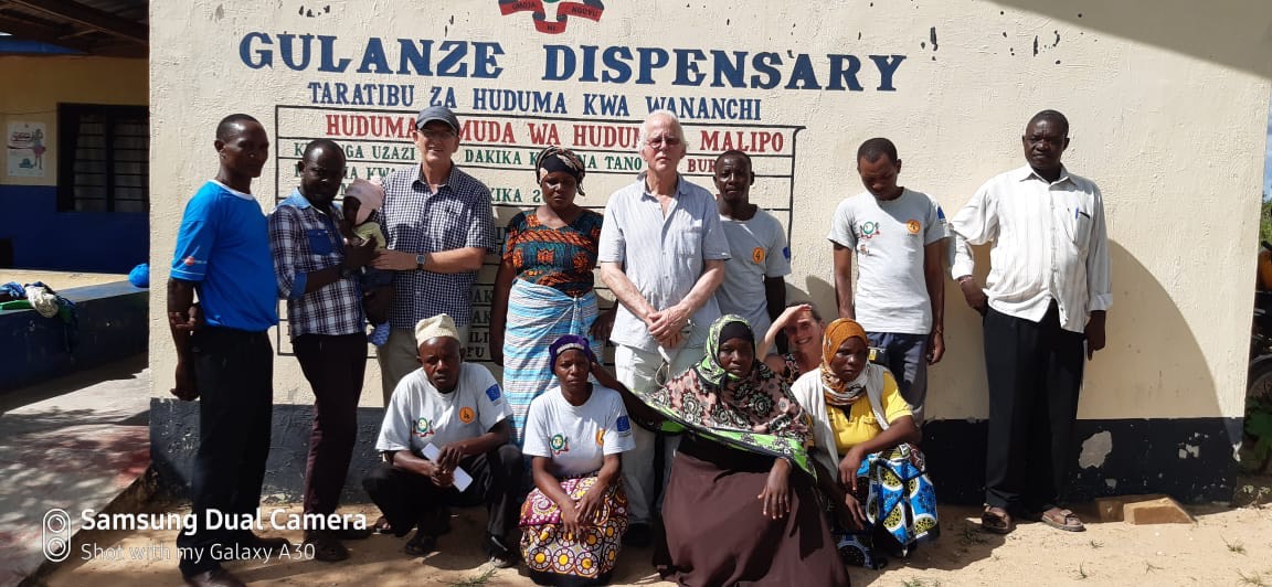 Visiting Community Health Volunteers at dispensary