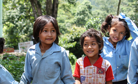 Schoolchildren in Nepal