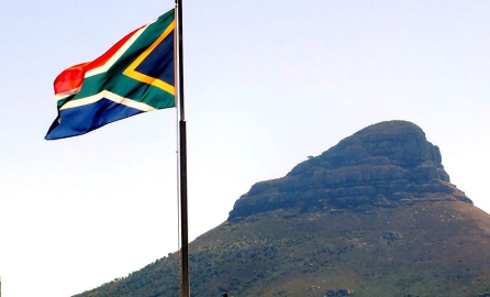 South African flag decorative image