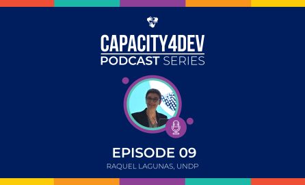 Capacity4dev Podcast series episode 9 visual