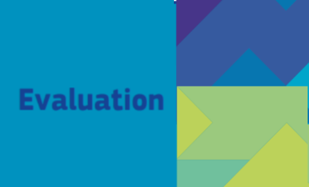 Evaluation banner decorative