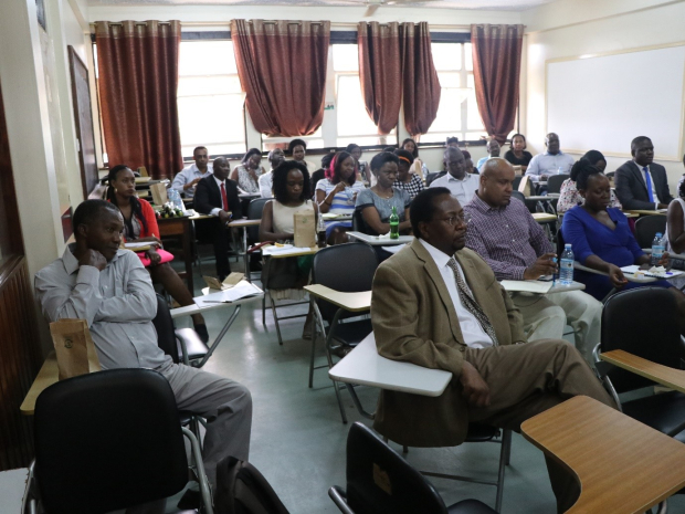 Some of the MakSHP staff and other individuals who attended the seminar Some of the MakSHP staff and other individuals who attended the seminar