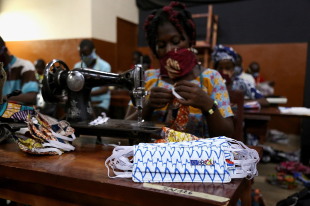 La Coopérative éphémère a été hébergée dans les locaux de l’Alliance Française de Bangui ©Charlotte Marav