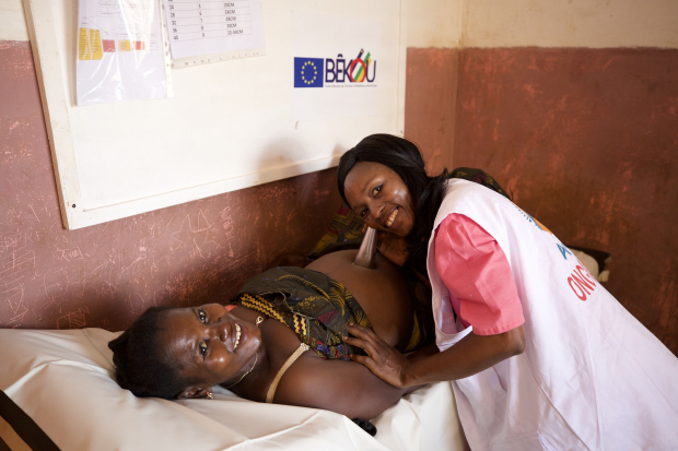 Consultations prénatales à l’hôpital de Boda © Zigoto Tchaya Tchameni / ALIMA