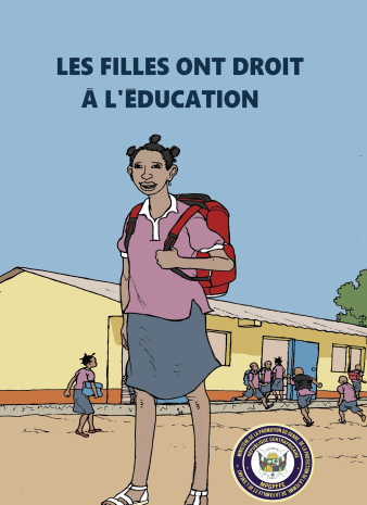 À travers de l’histoire d’Annie, la BD vise à sensibiliser un public primaire à l’importance de la scolarisation @Florent KASSAI/Union européenne 