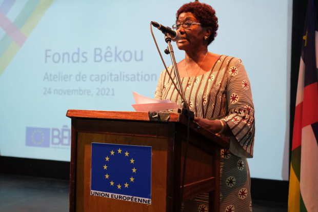 Jacqueline Madozein, Coordinatrice de la cellule d'appui à l'ordonnateur national du FED 