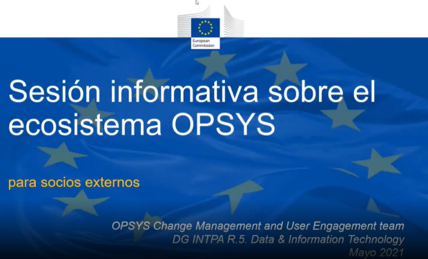 Webinar on OPSYS Ecosystem - Spanish