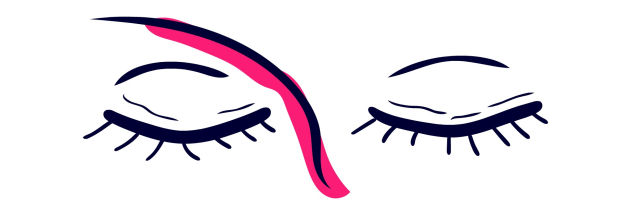 Closed eyes