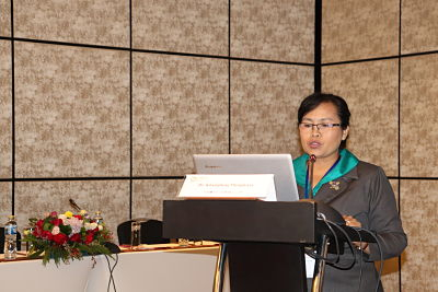 Dr. Khampheng, focal point for implementing the Knowledge Translation Strategy of LaoTPHI