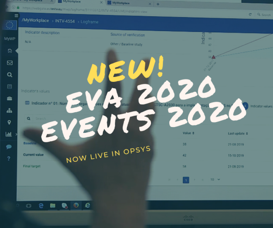 New! EVA2020 and EVENTS2020 live in OPSYS