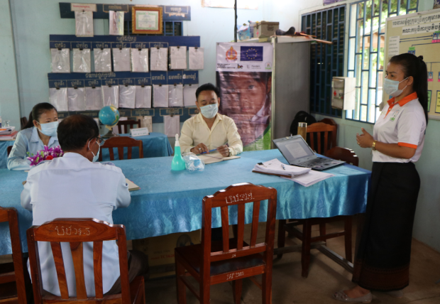 Beneficiaries of the TIGER project in Battambang province, Cambodia.