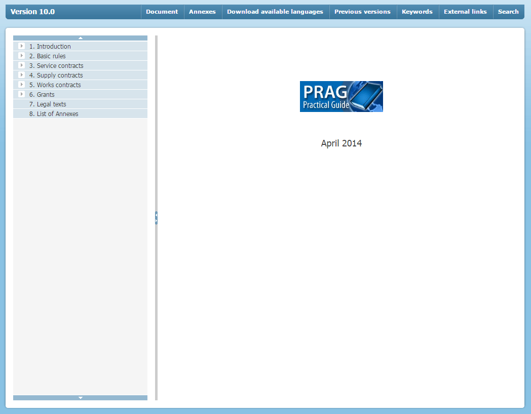 Practical Guide to Contract Procedures for EU External Actions