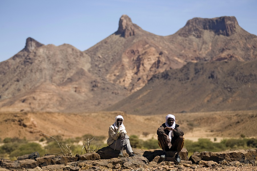 Two men from Abu Nashab Salama, North Darfur, Sudan. Photo/Albert Gonzalez Farran
