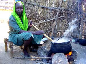 Cooking with a traditional stove