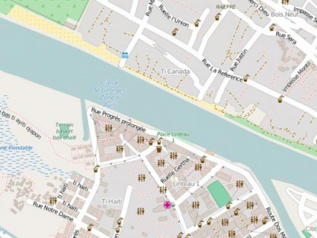 Figure 3: Data available on OpenStreetMap where everyone can access it