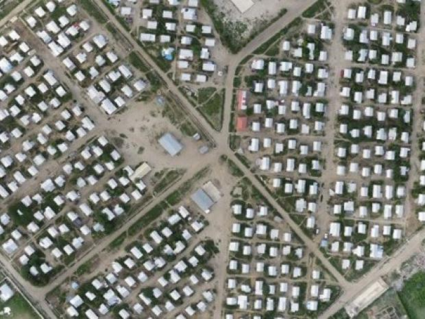 Up-to-date imagery and an elevation model allowed the shelter unit to plan new construction effectively