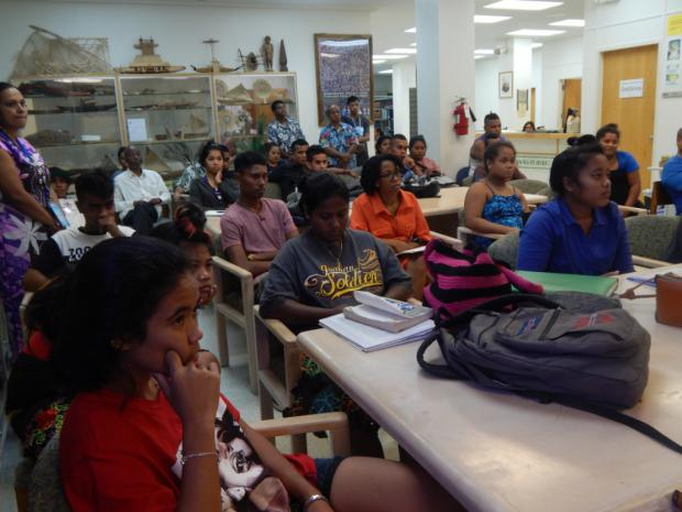 Students from the College of Micronesia