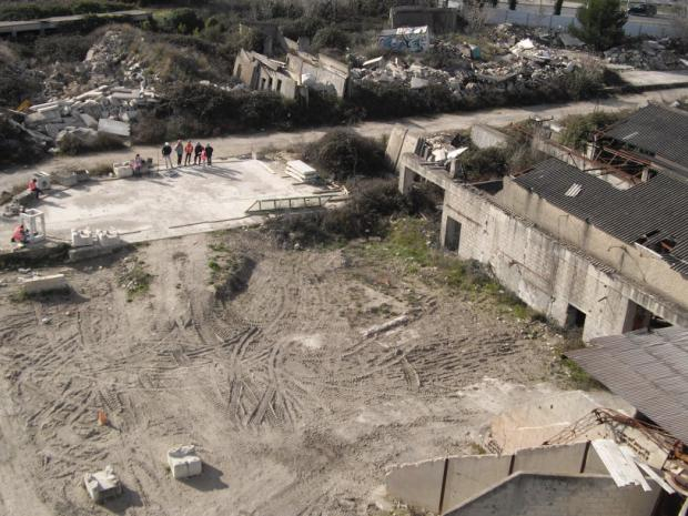 Aerial view of one of the search sites. Photograph taken from a drone.