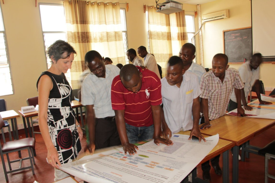 Étudiants de master de sante publique avec l