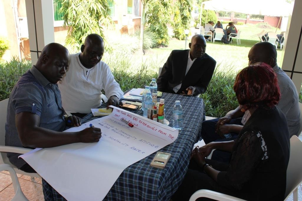 Group work generating the experiences 