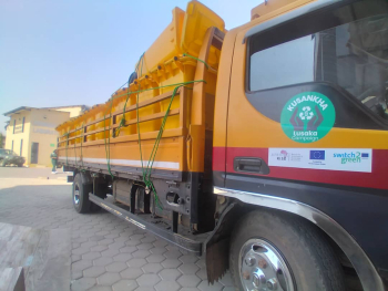 Distribution of garbage bins in Lusaka