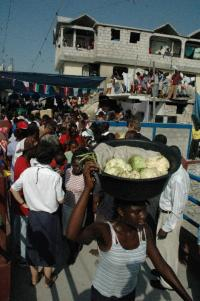 Street scene in Haiti