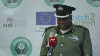 Policer officer addressing the audience