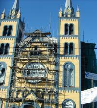 St Peter and Paul Cathedral in Paramaribo, being renovated with EC funding