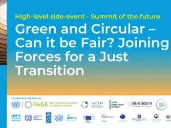 Event banner Green and Circular