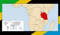 Tanzania Map and Flag