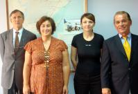  Luciano Mosele, Paula Vázquez Horyaans, Edda Costarelli and Manfred Winnefeld, from the Somalia Operation Unit