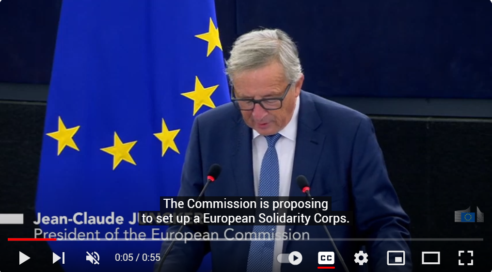 Launch of the European Solidarity Corps - 7 December 2016