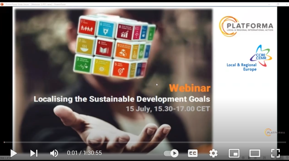 Localising SDGs