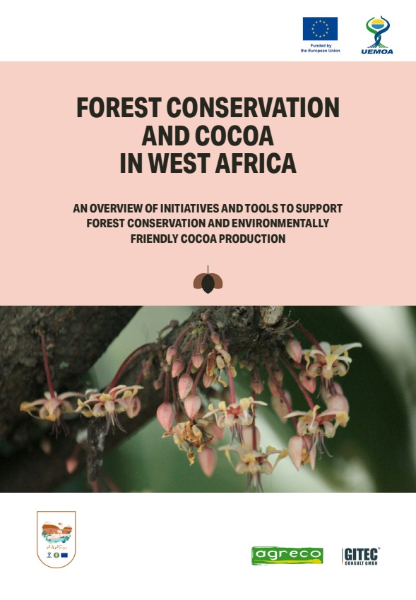 cover image of the PAPFor cocoa report in EN