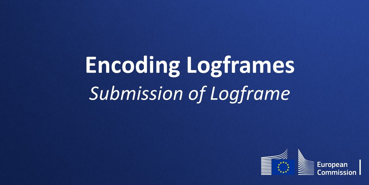 DECORATIVE IMAGE "ENCODING LOGFRAMES: submission of logframe"