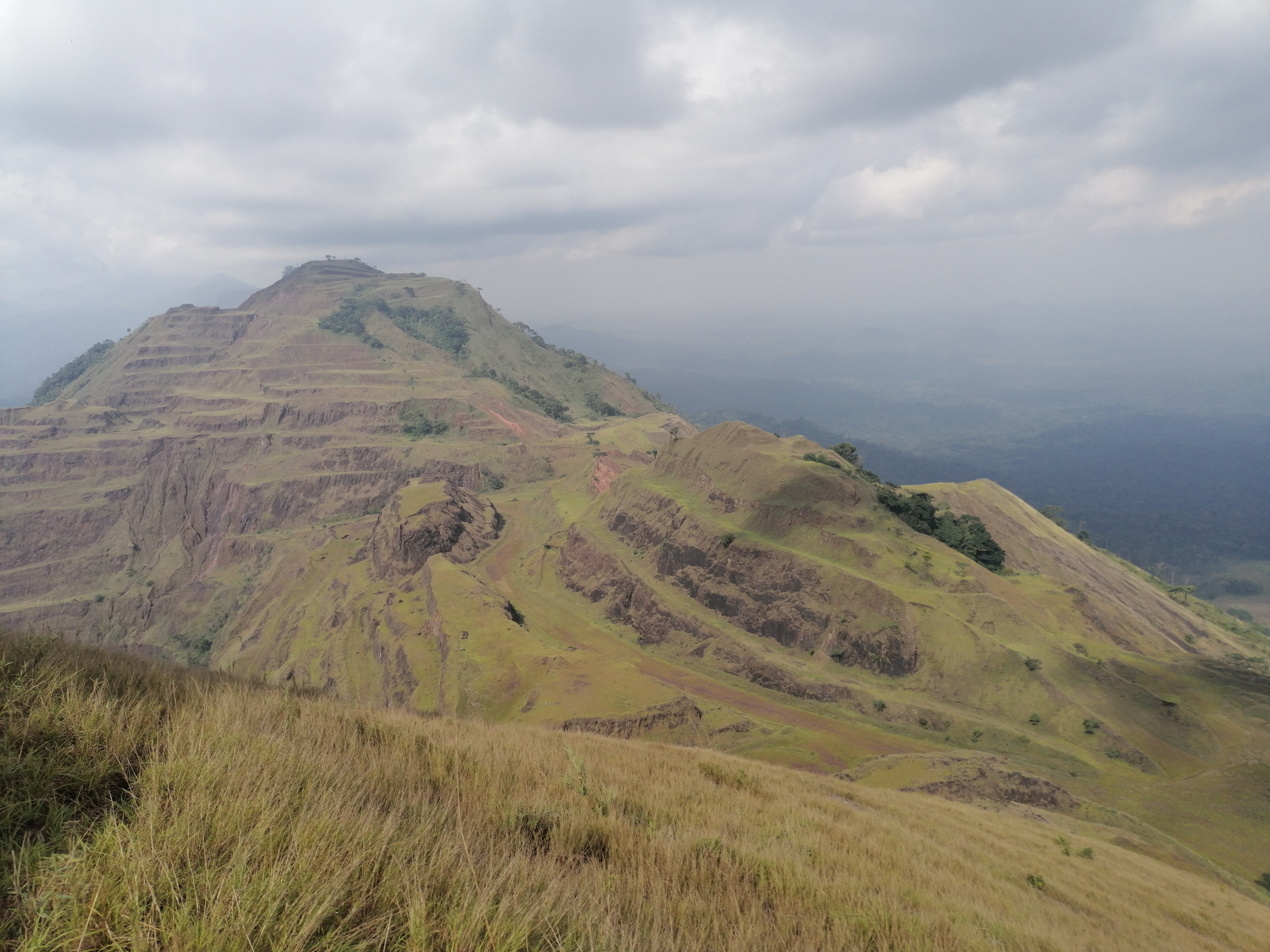 hillside showing legacy of iron ore mining
