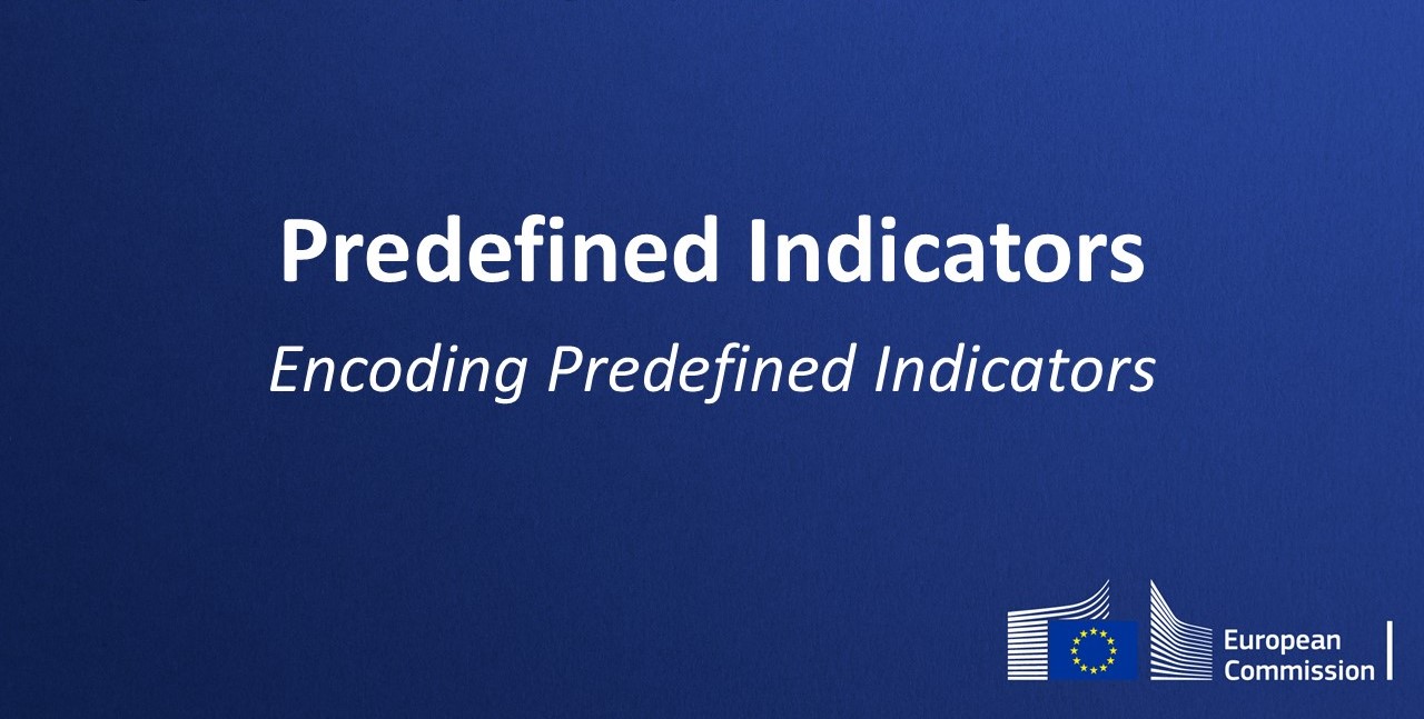 Thumbnail with the text: Predefined indicators: encoding predefined indicators